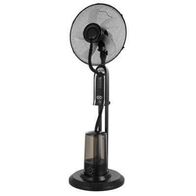 China Hotel Low Price 16 Inch Oscillating Cool Water Bottle Spray Mist Position Fan With Remote Control Remote for sale