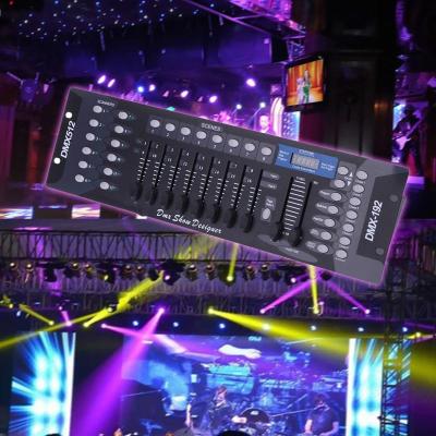 China Iron 192 Channels DMX512 Control Lectern Nightclub DJ KTV Motion Stage Light Master Controller for sale