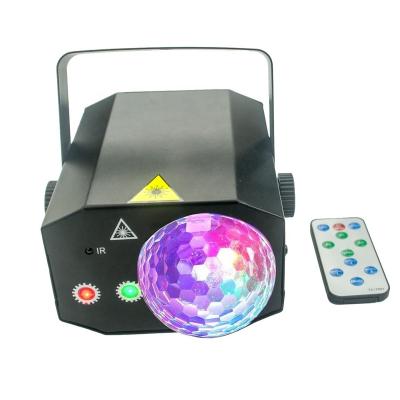 China Portable Party Sound Activated LED Disco Magic Ball DJ Lights Stage Disco Remote Control Laser Lights for sale