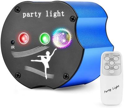 China Amazon Hot Sale Home Party Double Hole 36 Models Apple Shaped RG Laser Party LED Stage Light DJ Lights for sale