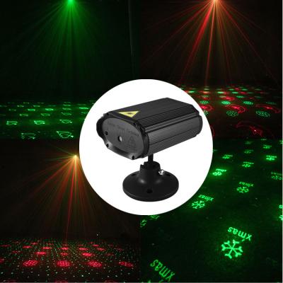 China Mini Laser Light 5W Mini Christmas Stage Party Light Projector Noise Activate RG Dot Disco Laser Lighting for sale