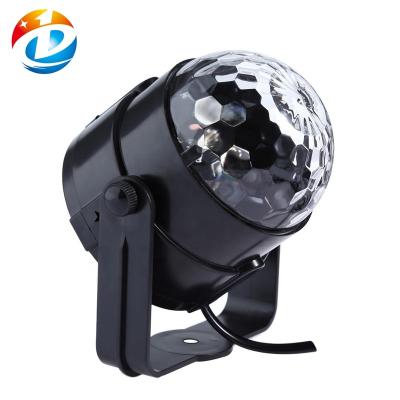 China Small Modern Magic Colorful RGB LED Ball Disco Dance Party Stage Lights DJ Disco KTV Ban Crystal Lamp Instant Rotating for sale