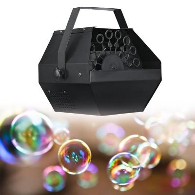 China Professional Portable Automatic Metal Bubble Bubble Maker Machine Plug-in Blower for Kids Toddler for sale