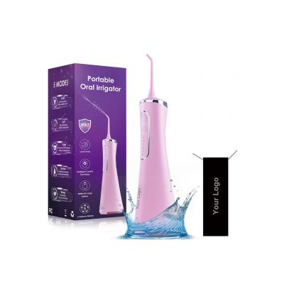 China IPX7 Waterproof Teeth Water Flosser Teeth Cleaning 5 Mode Oral Water Flosser Dental Irrigator Home Water Flosser for sale