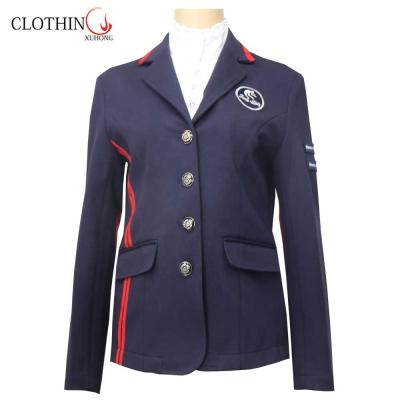 China New design laday custom made dry fit equestrian riding jacket Xuhong soft comfortable for sale