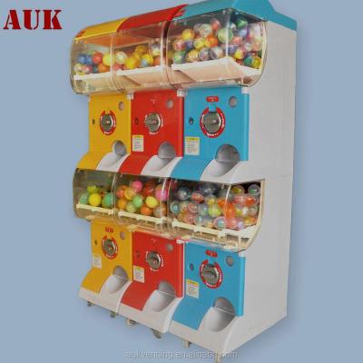 China vending business kids toys gumball ball bouncy gashapon/capsule toy/bouncy ball vending machine for sale