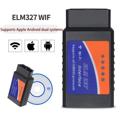 China OBD2 Mini OBD2 Elm 327 V1.5 WIFI OBDII Scanner OBD2 Elm327 Scanner Car Diagnostic Tool for Mobile Phone for sale