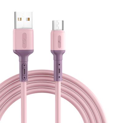 China MP3/MP4 player CBZN CB-DA02 liquid silicone USB data cable fast charging soft micro mobile phone for sale