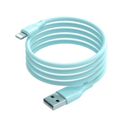 China MP3/MP4 liquid data cable docking station player CBZN CB-DA03 silicone charging cable fast for lightning for sale