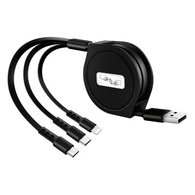 China CBZN CB-STDA01 Mobile Phone 3 in 1 Retractable Micro Usb Cable Micro Usb Cable for sale