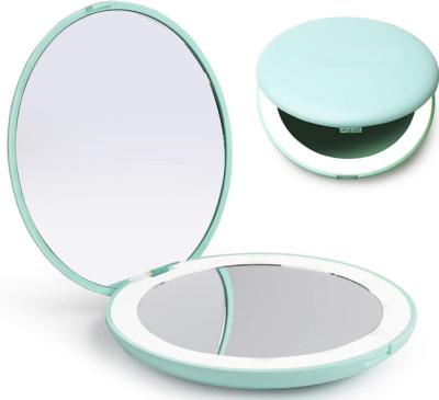 China Compact Mirror Led Pocket Lighted Mirror for sale