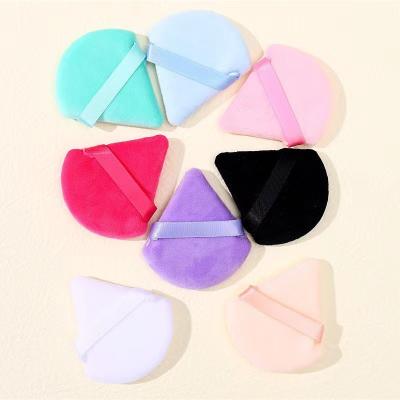 China Multifunctional High Quality Makeup Puff Base Powder Sponge Triangle Facial Powder Puff With Dry Wet Use for sale