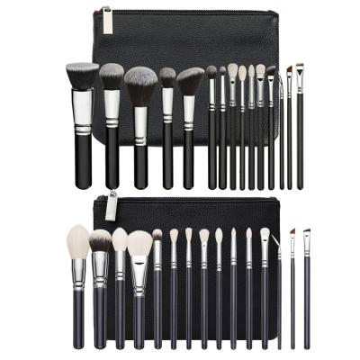 China Angular Blush Chinese Suppliers Private Label Logo Professional Cosmetics Makeup Brush Custom Set for sale