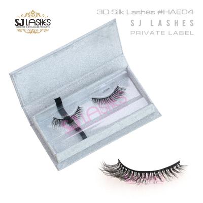 China NATURAL LENGTH Fiber Eyelash 3d Faux Mink Lashes With Private Label Lashes Box for sale