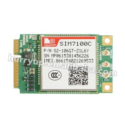 China 4G LTE Module SIMCOM SIM7100C LTE IoT Cellular Module 4G Cat.3 for sale