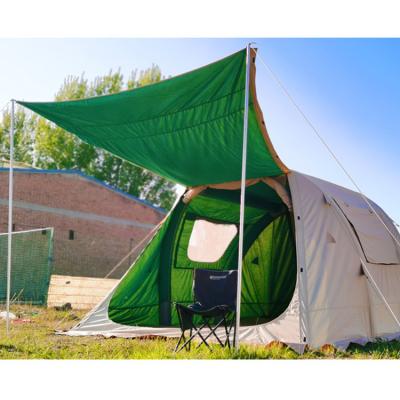 China Extended type 2022 the latest popular tunnel camping tent for 3-4 people outdoor luxury inflatable tent for sale