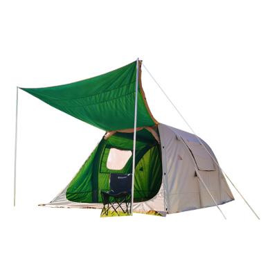 China Diagonal tying type factory price customization wholesale professional waterproof cotton large inflatable tents for sale