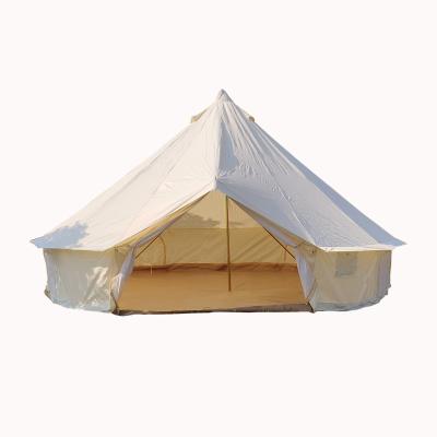 China Straight Tying Type Outdoor Portable Tourist Tent Yurt Family 2-4 Person Outdoor Portable Tourist Tent Light Luxury Indian Vacation Camping Picnic Tent Wind for sale