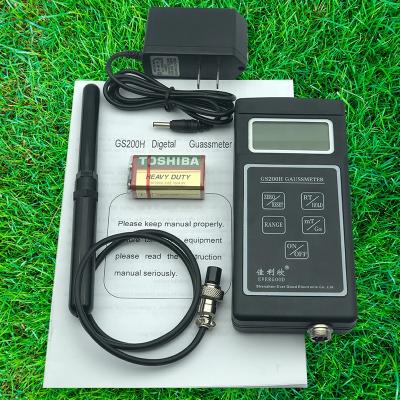 China 0 | 200mT | measures 2000mT magnetic gauss meter magnetic field gauss meter GS200H GS200H for sale