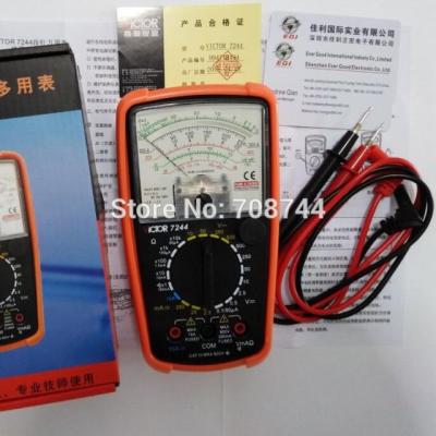 China VICTOR VC7244 Analog Multimeters, Mechanical Multimeter, New, Current/Resistance/Masurable with Buzzer. VC7244 for sale