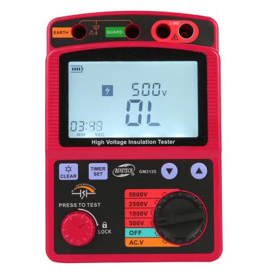 China GM3125 BENETECH Digital Insulation Resistance Tester GM3125 for sale