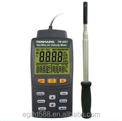 China Tenmars, TM-4001 Hot Wire Anemometer Wind Speed ​​Tester 156 x73 x35 mm for sale