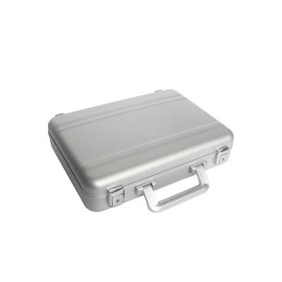 China Waterproof Silver Aluminum Computer Case Business Portable Aluminum Case For Men for sale