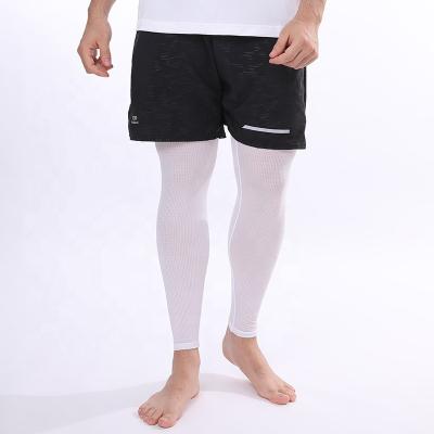 China Summer Sun Protection Antibacterial Leg Sleeves Outdoor Cycling Men And Women Sports Non-Slip Gaiters New Mesh Breathable Running for sale