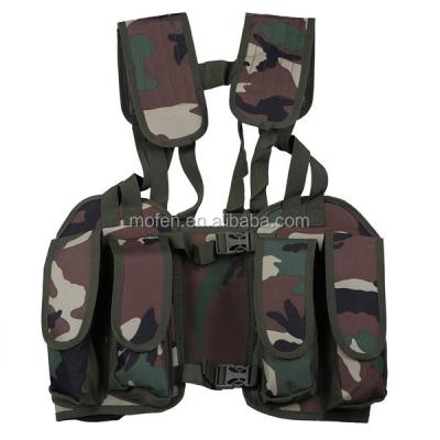 China Nylon Black Nylon Military Army Tactical Vest for sale