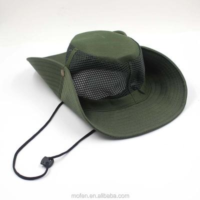 China Outdoor Climbing Picture Camouflage Rush Bucket Hat Fisherman Hat Jungle Green Round Fishing Hat for sale