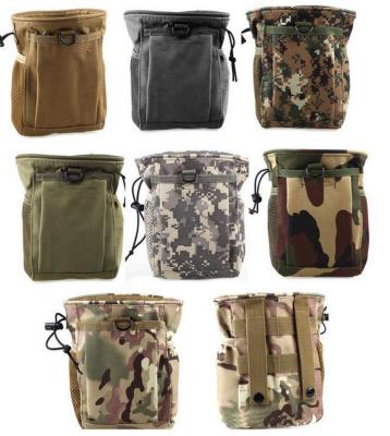 China 600D Nylon PU Small Waterproof Camouflage Recycled Size 20CM*13CM*8CM Military Tactical Bag Sports Collection Debris Pockets for sale