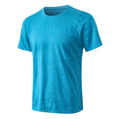 China Anti-Static Loose Quick Dry Men's Sport T-shirts Polyester Workout Gym Running T-Shirts for sale