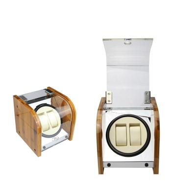 China 2 watches; Wholesale Automatic Electronic Bamboo Watch Winder for sale