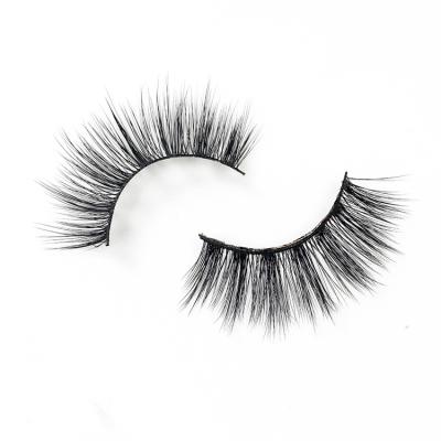 China Soft natural ready to ship 3d mink lashes private label 3d faux mink eyelashes wholesale seller for sale