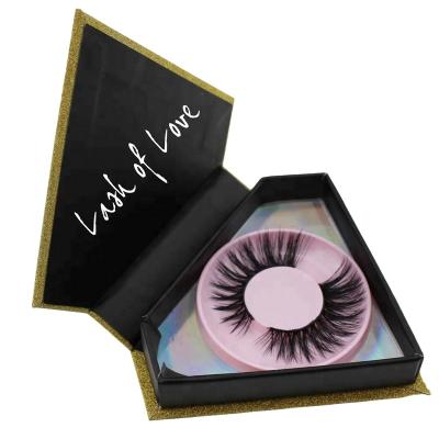 China Private label fluffy 3d mink strip eyelashes and different custom pack real mink 3d lashes for sale