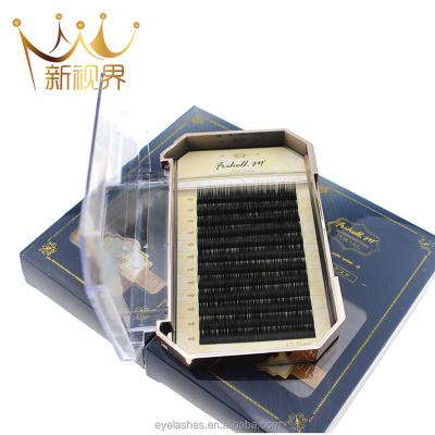 China Cylindrical Double Layer Glue Eyelash Extension With Ellipse Flat In Korea for sale