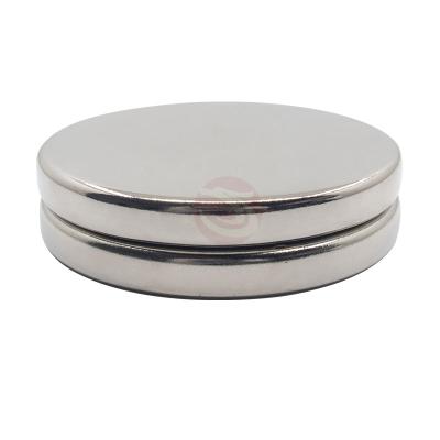 China Industrial Magnet Stock 80X10 Super Strong Round Magnet Disc N35 N52 Neodymium Magnet for sale