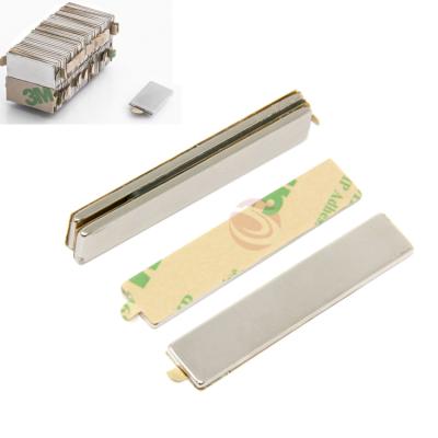 China Industrial Magnet Factory Price Self Adhesive Tape Rectangular Neodymium Magnet For Fridge for sale