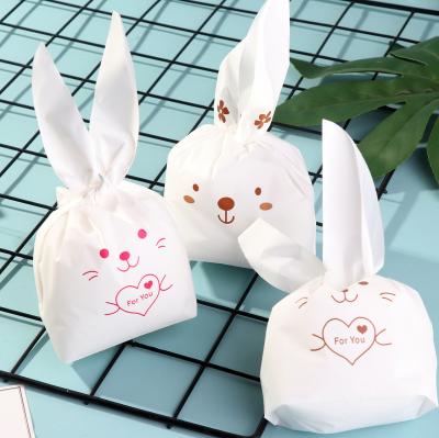 China Factory Recyclable Rabbit Ears Bag Stand Up Pouch Bag For Food Packaging Gift Cookie Bag for sale