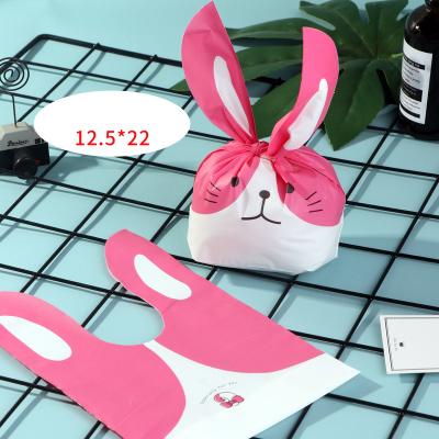 China Recyclable Professional Cookie Gift Bags Rabbit Ears Bag Plastic Packaging Bag Custom Food for sale