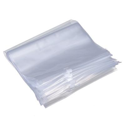 China Factory Wholesale Recyclable Low Price Packaging Zipper Bag Transparent Frosted Apparel Packaging Bags for sale