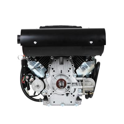 China High-mounted air-cooled air cooled 4 stroke gasoline gasoline engine two cylinder 20hp gasoline engine for sale