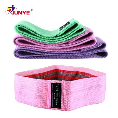 China Latex Yoga Stretching Strap O-Ring Strap Cotton and Elastic Latex Strap Yoga Band for sale