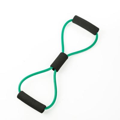 China New Design Durable Exercises For Figure Amazon Shape Latex Figure 8 Best Selling Resistance Band for sale