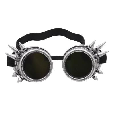 China Punk Retro Sharp Vintage Victorian Glasses Welding Cyber ​​Punk Cosplay Sun Gothic Glass for sale