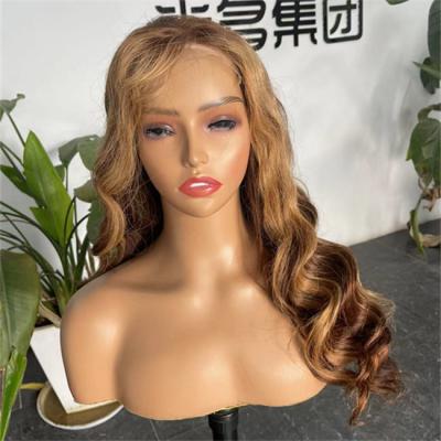 China Highlight Wavy 5x5 HD Lace Closure Glueless Wig Human Hair High Density for sale