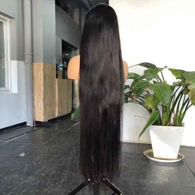 China Straight brasileño HD transparente suizo 6x6 Cerradura de encaje Pelucas de pelo humano 40 pulgadas en venta