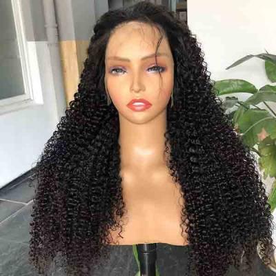 China Zwitserse HD kant Kleerloze HD pruik Jerry Curly 13x6 Deep Wave Frontale pruik Te koop