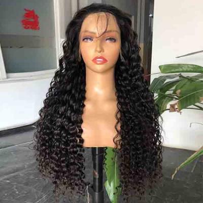 China Ondas de água HD Frontal 13x6 Peruca de cabelo humano Perucas de renda Super duplo desenhado à venda