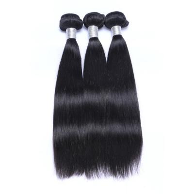 Chine Malasie Poignées de cheveux crus lisses 3/4 100% Extension de cheveux humains tissage à vendre